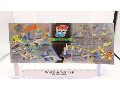 Micromaster & Pretender Checklist Toy Catalog Transformers 1988 Hasbro Vintage