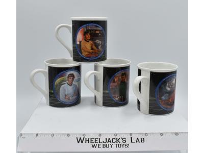 Set of 4 Star Trek Mug Collection 1983 Vintage Hamilton Gifts Coffee Cups