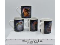 Set of 4 Star Trek Mug Collection 1983 Vintage Hamilton Gifts Coffee Cups