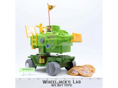 Pizza Thrower 100% Complete TMNT 1989 Vintage Playmates Action Figure Vehicle