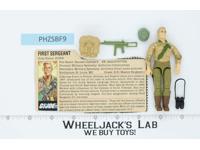 Duke V1 First Sergeant 100% Complete G.I. Joe 1983 Hasbro Vintage Action Figure