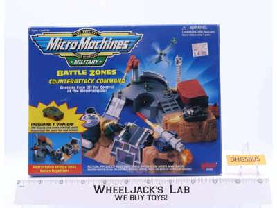 Counterattack Command Micro Machines Battle Zones 1997 Galoob NEW MIB