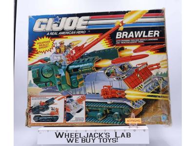 Brawler 100% Complete W/Box GI Joe 1991 Hasbro Vintage Action Figure Vehicle