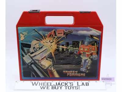 Tape Cassette Records Collectors Storage Case G1 Transformers 1984 Hasbro