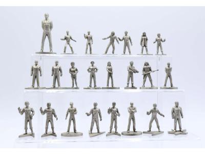 Lot of 23 Pewter Figures + USS Enterprise Star Trek 1992 Rawcliffe