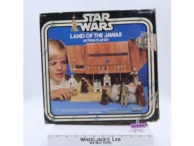Land of the Jawas 100% Complete W/Box Star Wars 1977 Kenner Action Playset