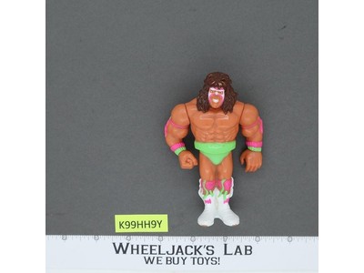 Ultimate Warrior 100% Complete WE WWF Wrestling 1990 Hasbro Vintage Action