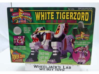 White Tigerzord Power Rangers 1994 Bandai Action Figure