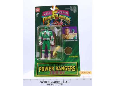 Auto Morphin Tommy Green Ranger Mighty Morphin Power Rangers 1994 Bandai Figure