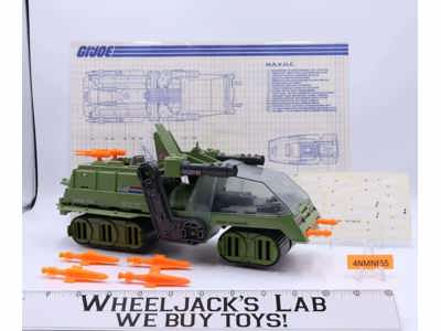 HAVOC H.A.V.O.C. 100% Complete GI Joe 1986 Hasbro Vintage Action Figure Vehicle