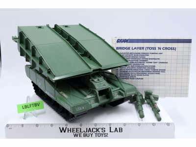 Bridge Layer 100% Complete G.I. Joe 1984 Hasbro Vintage Vehicle Action Figure