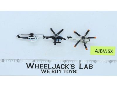 Lot of 3 Helicopters 1988-89 Vintage Galoob Micro Machines