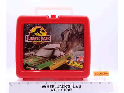 Jurassic Park Plastic Lunchbox 1993 Thermos Brand