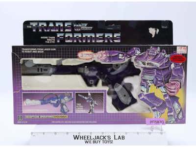 Shockwave 100% Complete W/Box G1 Transformers 1985 Hasbro Action Figure