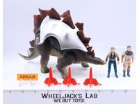 Stegosaurus W/Tark & Vega Dino Riders 1989 Tyco Toys Vintage Action Figure