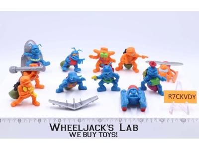 Lot of 11 Army Ants Blue & Orange 1987 Hasbro Action Figures