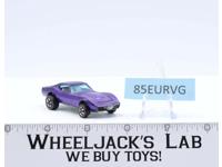 Custom Corvette Purple Hot Wheels 1968 Redline Vintage Hong Kong RL White Int