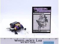 Bombshell 100% Complete NEAR MINT 1985 G1 Transformers Rhinoceros Beetle Figure