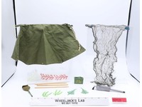 Bivouac Deluxe Pup Tent Equipment Set G.I. Joe Hasbro 1964 Vintage 12" Accessory