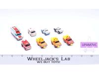 Lot of 8 First Responder Vehicles 1988-89 Vintage Galoob Micro Machines