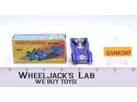 Blue Shark No. 61 Lesney Superfast Matchbox 1971 W/Box England Vintage
