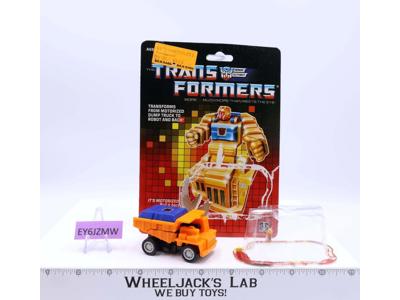 Wideload 100% Complete W/CARDBACK & BUBBLE NEAR MINT 1986 G1 Transformers