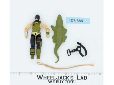 Croc Master V1 100% Complete G.I. Joe 1987 Hasbro Vintage Action Figure