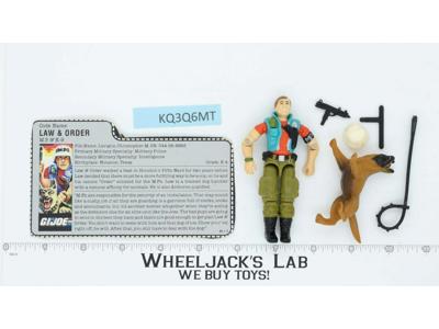 Law & Order V1 100% Complete G.I. Joe 1987 Hasbro Vintage Action Figure