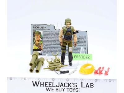 Backblast V1 100% Complete 1989 G.I. Joe Hasbro Vintage Action Figure