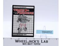 Hoist Action Figure Vintage Instruction Manual 1985 Hasbro G1 Transformers