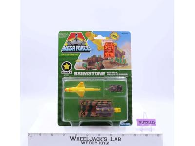 Brimstone Tactical Missile Carrier V-Rocs 1989 Mega Force MOSC Action Figure