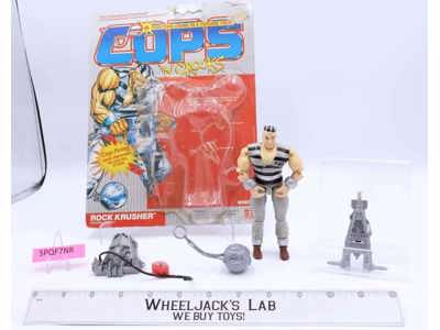 Rock Krusher 100% Complete Cops N Crooks C.O.P.S. 1989 Hasbro Action Figure
