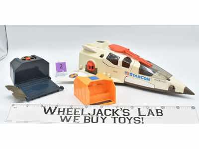 Starmax Bomber W/Bench Troop Carrier #2 Starcom 1986 Coleco Figure Playset