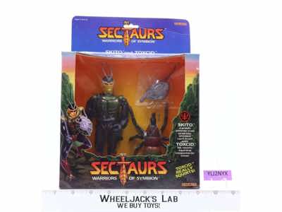 Skito & Toxcid Sectaurs Warriors of Symbion 1984 Coleco MISB NEW SEALED