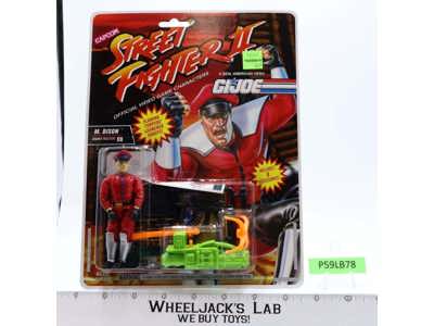 M. Bison GI Joe Street Fighter II 1993 Hasbro Action Figure NEW MOSC SEALED