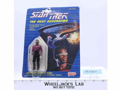 Lieutenant Geordi La Forge Star Trek The Next Generation 1988 Galoob NEW MOSC