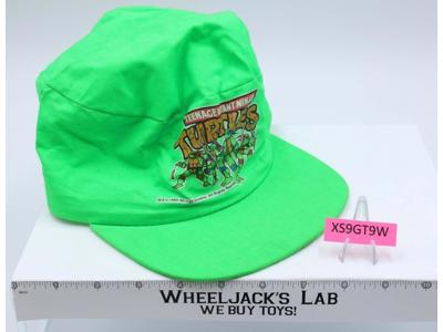 Neon Green Painters Hat Cap Teenage Mutant Ninja Turtles 1990 Mirage Studios