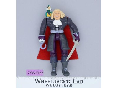 Captain Hook Peter Pan & The Pirates 1991 Fox Mattel Action Figure 6" w/ Cape