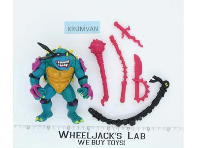 Slash 100% Complete Teenage Mutant Ninja Turtle TMNT Playmates 1990 Vintage