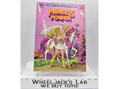 She-Ra Princess of Power Giant Coloring/Activity Book 1986 Golden Book Mattel