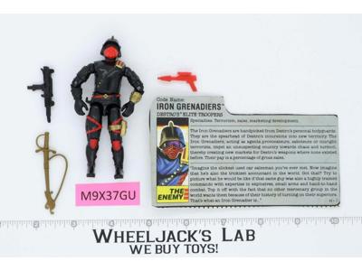 Iron Grenadiers V1 100% Complete G.I. Joe 1988 Hasbro Vintage Action Figure