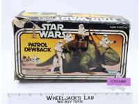 Patrol Dewback 100% Complete W/Box Star Wars 1983 Kenner Action Figure Vehicle