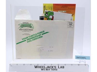 Teenage Mutant Ninja Turtles TMNT Membership Fan Club Kit W/Comic 1988 Vintage