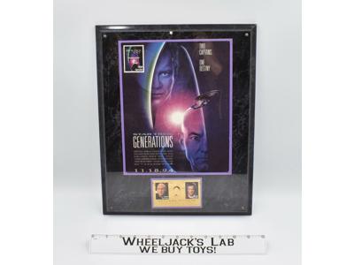 Star Trek Generations Gold Stamped 6661 Limited Edition Star Trek Plaque 1993