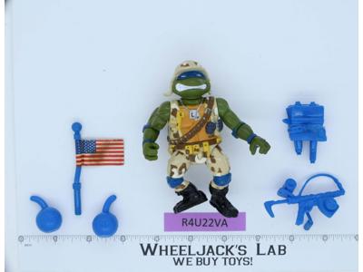 Lieutenant Leo 100% Complete Teenage Mutant Ninja Turtles 1991 Playmates Figure