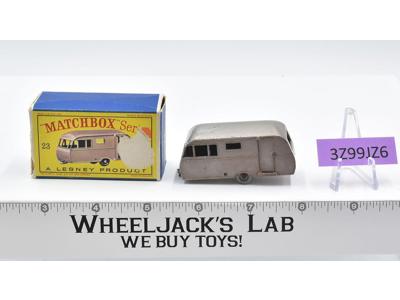 Bluebird Dauphine Caravan Trailer No. 23 Lesney Matchbox 1960's Made In England