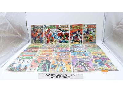 Lot of 35 Transformers More than Meets the Eye Comic Books Marvel Comics 1980's