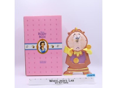 Ceramic Cogsworth Wall Clock Beauty and the Beast Disney Schmid NEW MIB