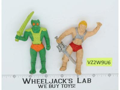 Merman & He-Man Masters of the Universe MOTU 1984 Panosh Place Rubber Eraser