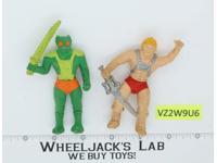 Merman & He-Man Masters of the Universe MOTU 1984 Panosh Place Rubber Eraser